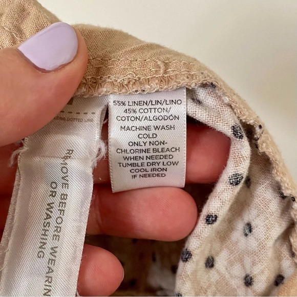 LOFT Linen Cotton  Blend Bermuda Shorts - Picture 6 of 7